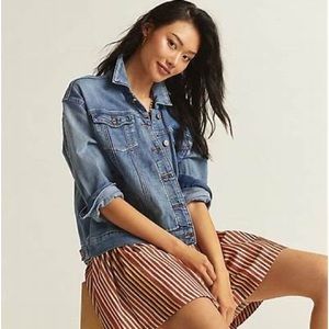 NWT Anthropologie Pilcro Boyfriend Denim Jacket